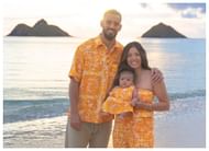 Marcus Mariota and his wife's kid